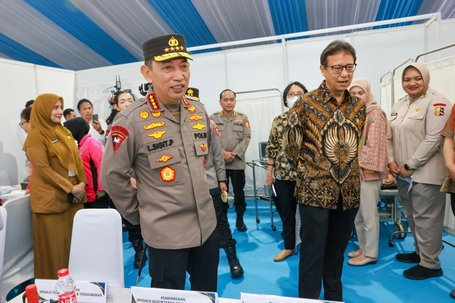 Menkes bersama Kapolri