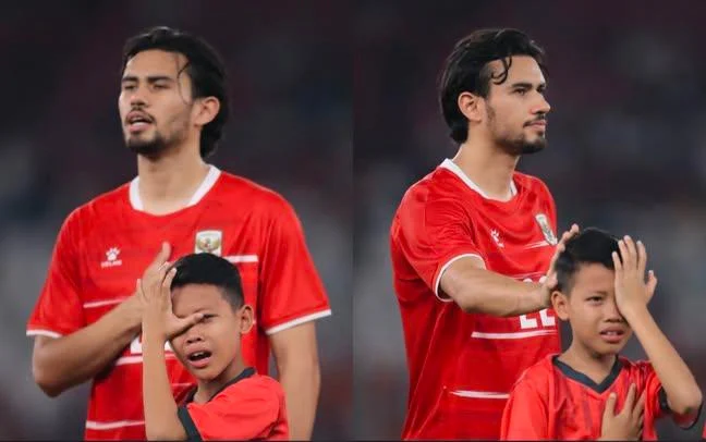Momen Syailendra, Pendamping Garuda menangis