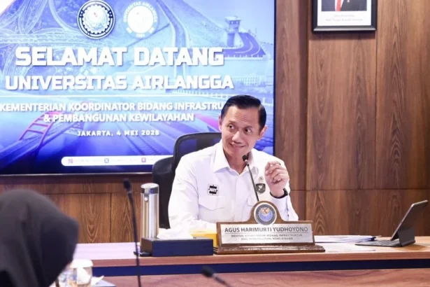 Menko Infrastruktur dan Pembangunan Kewilayahan Agus Harimurti Yudhoyono (AHY). (Sumber: Dok. Kemenko Infrastruktur)