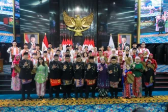 Wakil Gubernur DKI Jakarta Rano Karno saat membacakan sambutan dalam Rapat Paripurna DPRD DKI Jakarta memperingati HUT ke-499 Jakarta