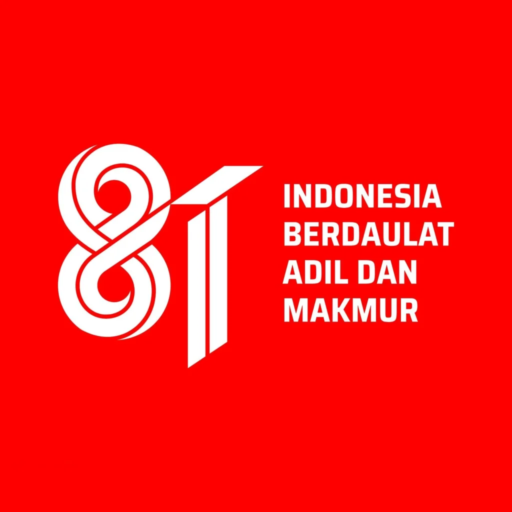 Logo HUT Ke-81 RI 2026