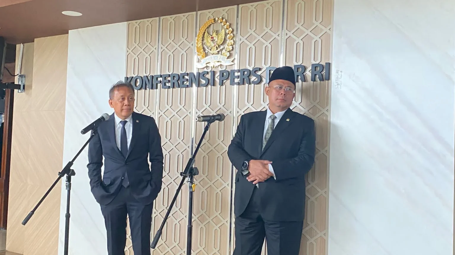 Wakil Ketua DPR RI, Saan Mustopa dan Cucun Ahmad. (Sumber: Owrite/Rika Pangesti)