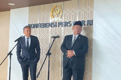 Wakil Ketua DPR RI, Saan Mustopa dan Cucun Ahmad. (Sumber: Owrite/Rika Pangesti)