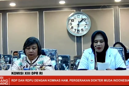RDP dan RDPU dengan Komnas HAM dan Pergerakan Dokter Muda Indonesia