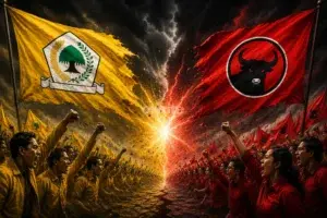 Gambar ilustrasi Partai Golkar - PDIP