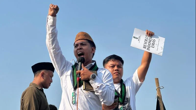 Ketua Badan Koordinasi Himpunan Mahasiswa Islam Majelis Penyelamat Organisasi (Badko HMI MPO) Jabodetabek, Chairul Ulum,