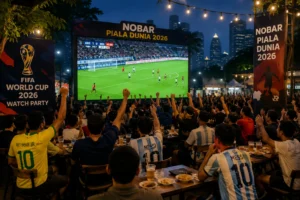 Ilustrasi nobar Piala Dunia 2026