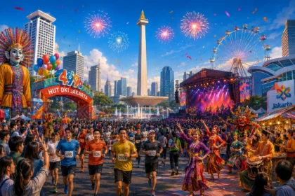 Ilustrasi HUT Jakarta 2026