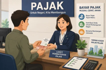 Ilustrasi bayar pajak