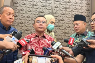 Wakil Ketua DPR Sufmi Dasco Ahmad di gedung parlemen, 3 Juni 2026.