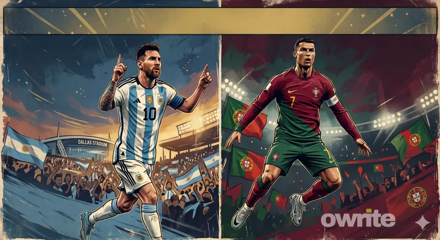 Messi vs Ronaldo.