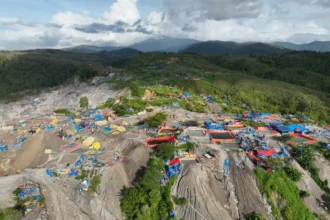 Lokasi PETI Gunung Botak.