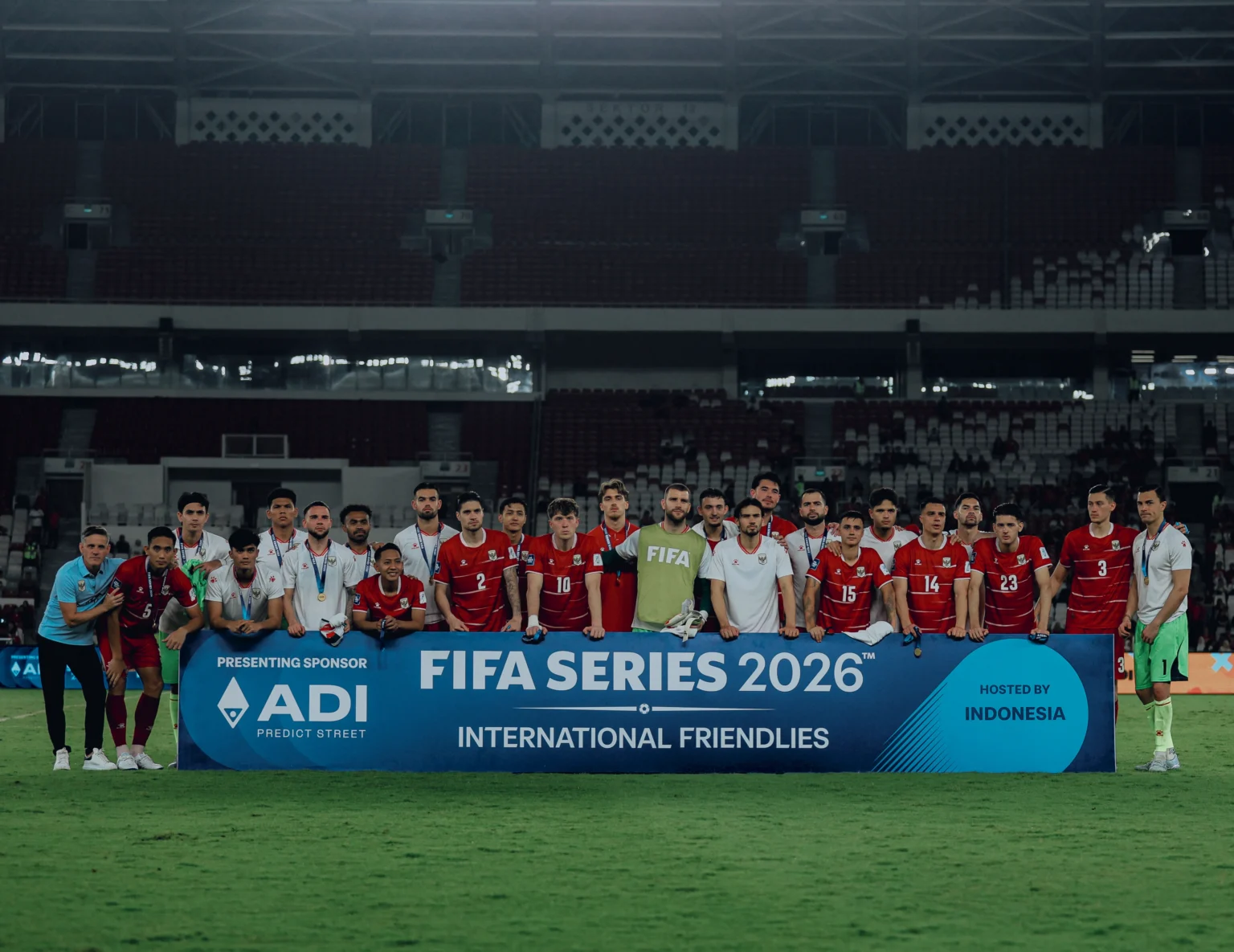 Skuad Timnas Indonesia di ajang FIFA Series