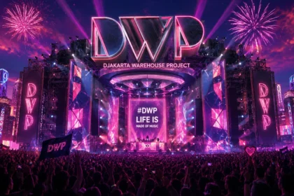 Ilustrasi Djakarta Warehouse Project oleh AI.