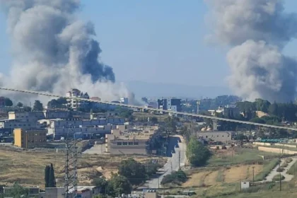 Kondisi Lebanon saat digempur militer Israel.