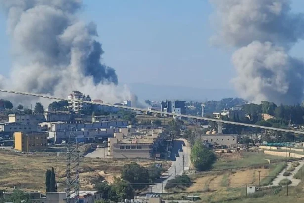 Kondisi Lebanon saat digempur militer Israel.
