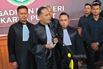 Jaksa Penuntut Umum Kejaksaan Agung Corneles Geeb Paulus di PN Jakarta Pusat, 30 Juni 2026.