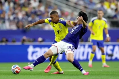 Pertandingan antara Jepang melawan Swedia harus berakhir Imbang 1-1 (Sumber: FIFA)