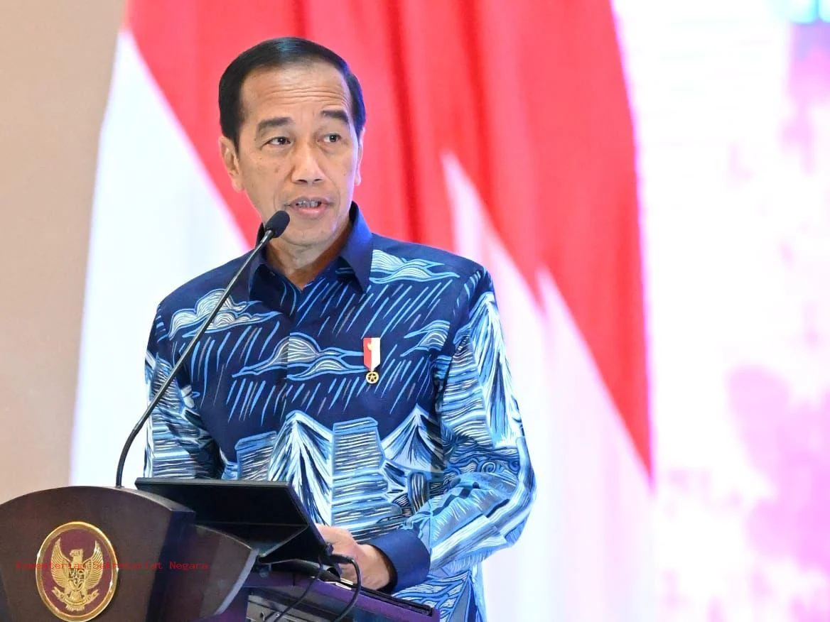 Joko Widodo ketika menjabat sebagai Presiden RI, 2023.