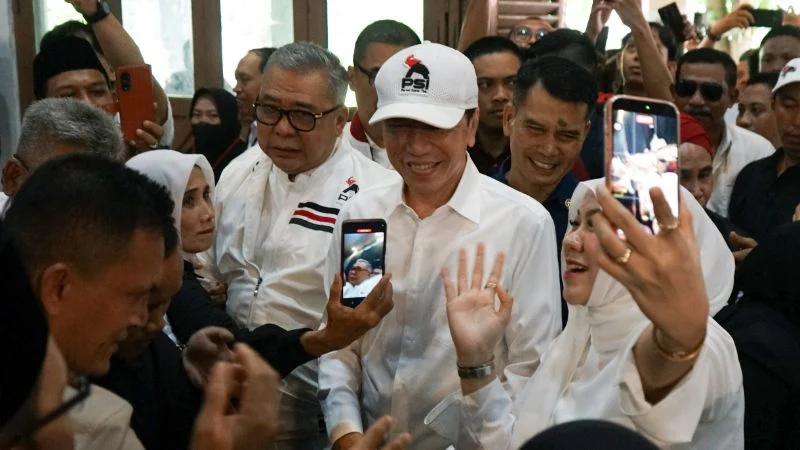 Presiden ke-7 RI Jokowi di Lampung.