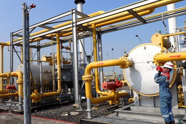 Pengolahan Liquified Natural Gas (LNG).