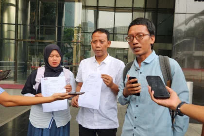 LSBH NTB melaporkan dugaan korupsi relokasi pemukiman Mandalika kepada KPK, 22 Juni 2026.