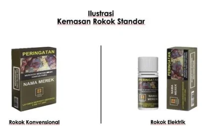 Kemasan rokok standar