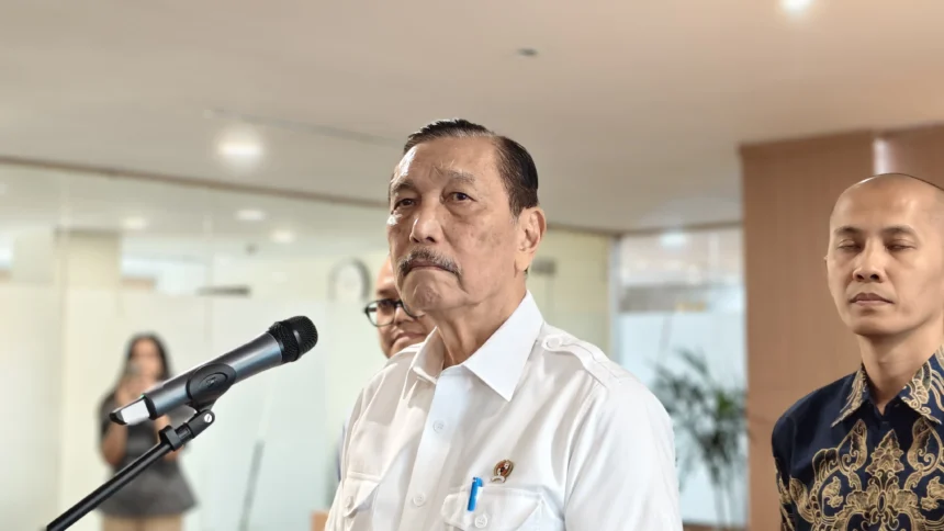 Ketua Dewan Ekonomi Nasional Luhut Binsar Pandjaitan (sumber: Owrite/Anisa Aulia)