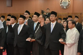 Pelantikan 107 Pejabat Kementerian ESDM di Jakarta, Rabu, 17 Juni 2026. (Sumber: Dok. Kementerian ESDM)