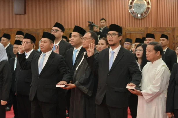 Pelantikan 107 Pejabat Kementerian ESDM di Jakarta, Rabu, 17 Juni 2026. (Sumber: Dok. Kementerian ESDM)