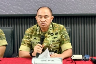 Kepala Badan Pengembangan Sumber Daya Manusia Pertahanan (BPSDM) Kementerian Pertahanan, Mayjen TNI Ketut Gede Wetan Pastia