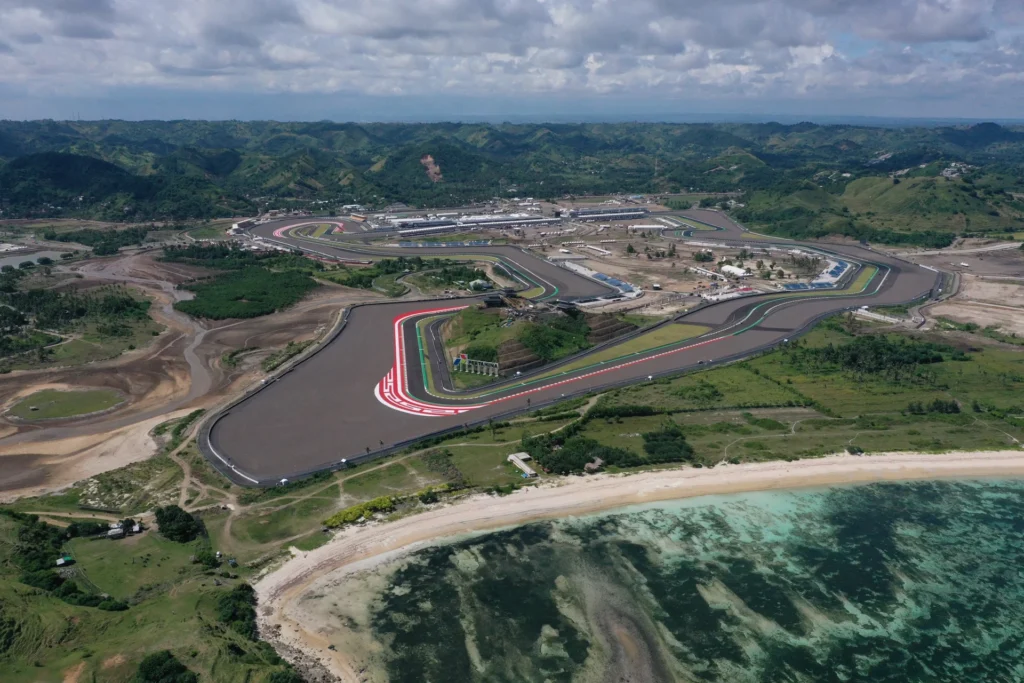 Kawasan Sirkuit Mandalika.
