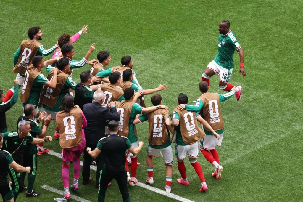 Pertandingan antara Mexico melawan Afrika Selatan (Foto: FIFA)