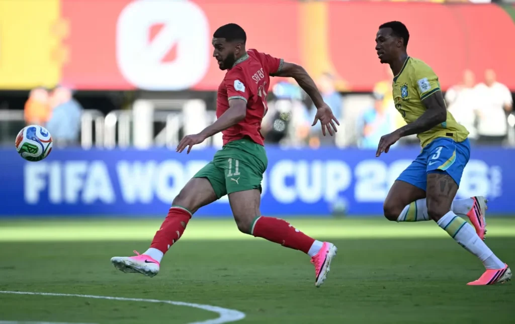 Pertandingan antara Brasil melawan Maroko di Piala Dunia 2026. (Sumber: FIFA)