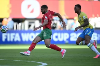 Pertandingan antara Brasil melawan Maroko di Piala Dunia 2026. (Sumber: FIFA)