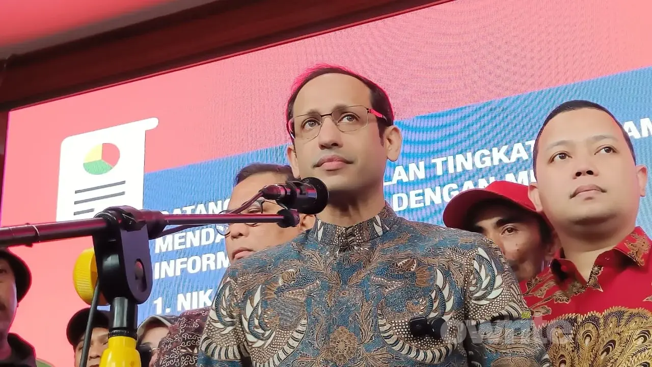 Mantan Mendikbud Nadiem Makarim jelang sidang vonis kasus korupsi pengadaan Chromebook dan CDM, 30 Juni 2026.