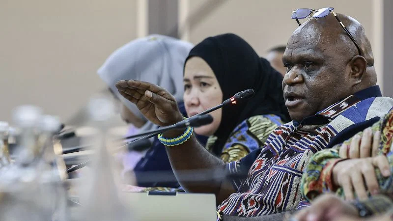 Menteri HAM RI Natalius Pigai.
