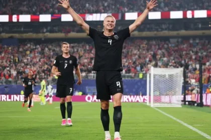 Penyerang andalan Norwegia, Erling Haaland bakal jadi andalan saat berhadapan dengan Pantai Gading