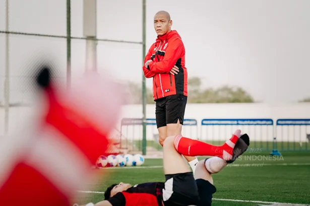Pelatih Timnas Indonesia U-19, Nova Arianto.