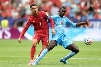 Cristiano Ronaldo tak berkutik saat berhadapan dengan RD Kongo