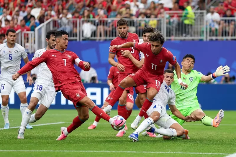 Cristiano Ronaldo akhirnya berhasil membuka keran golnya di ajang Piala Dunia 2026