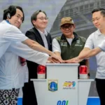 Pembangunan Pedestrian Deck Dukuh Atas atau jembatan ‘cincin donat’ resmi dimulai