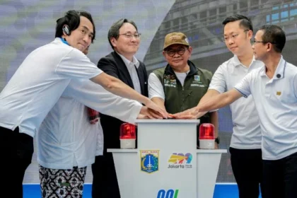 Pembangunan Pedestrian Deck Dukuh Atas atau jembatan ‘cincin donat’ resmi dimulai