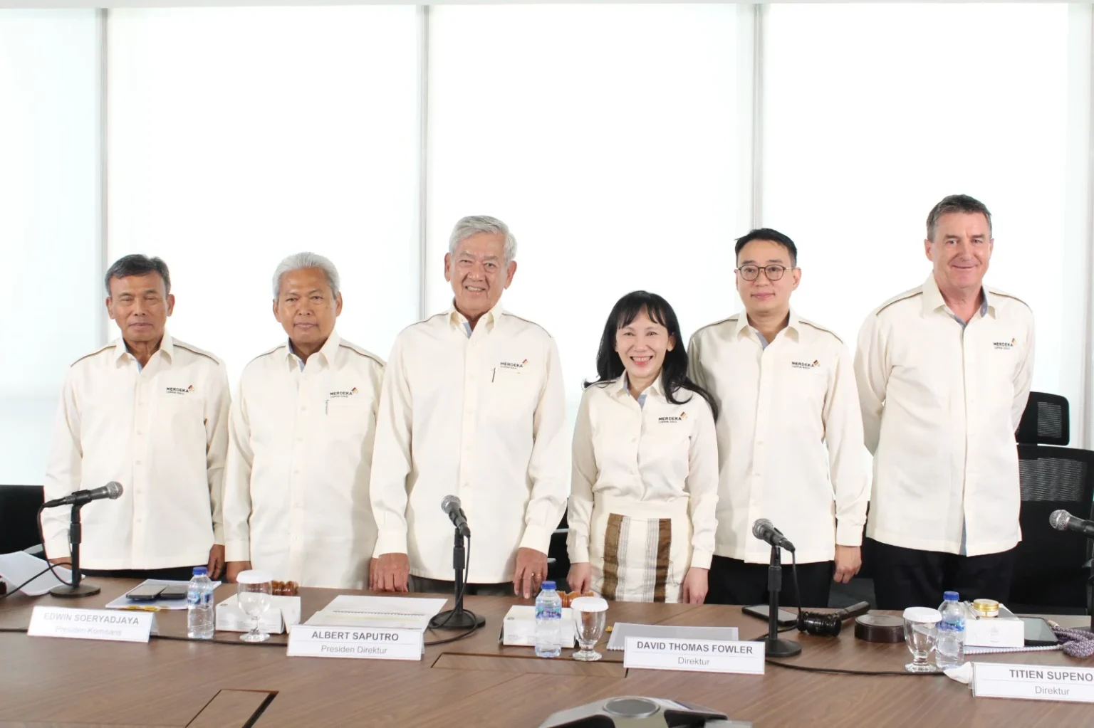 Para pemegang saham PT Merdeka Copper Gold Tbk.