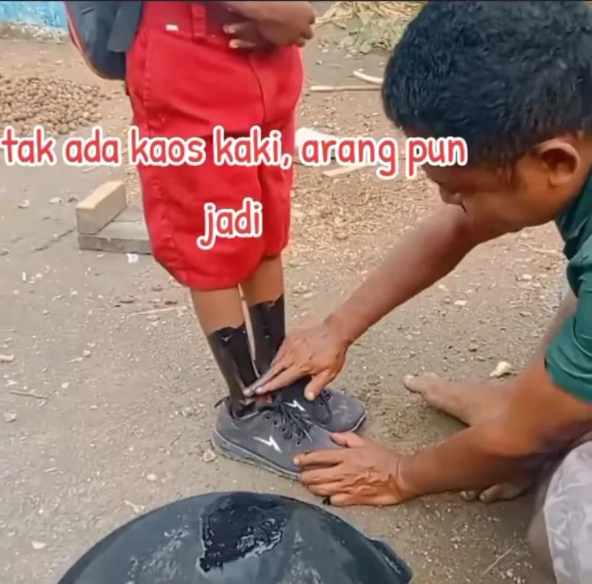 Video memperlihatkan perjuangan seorang ayah