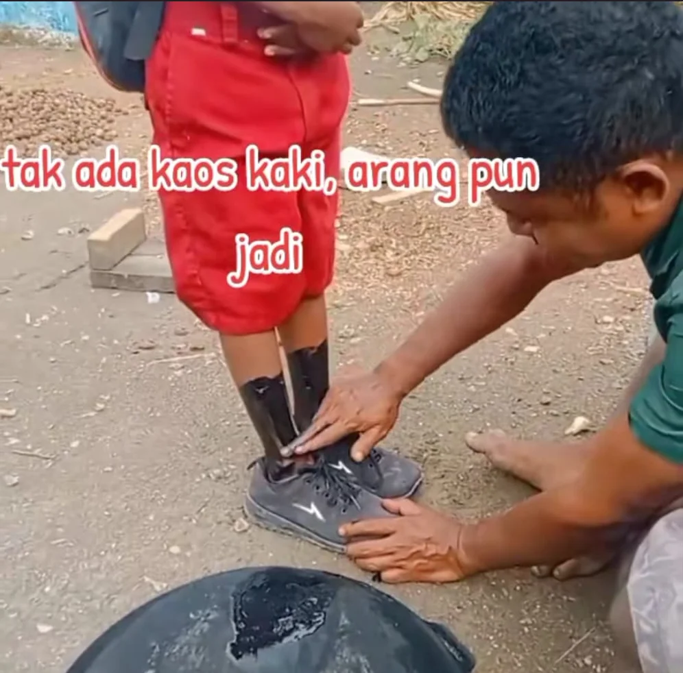 Video memperlihatkan perjuangan seorang ayah