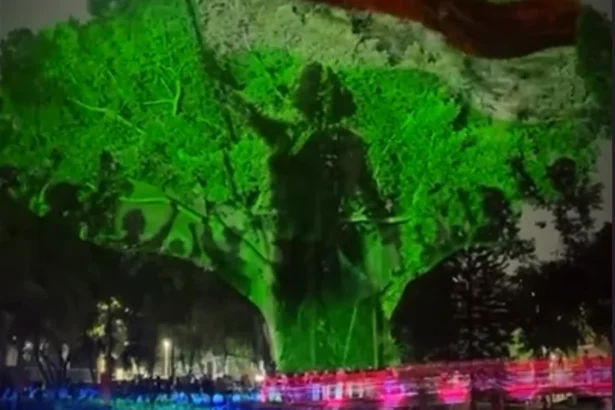 Video mapping "Cahaya Pusaka Nusantara"