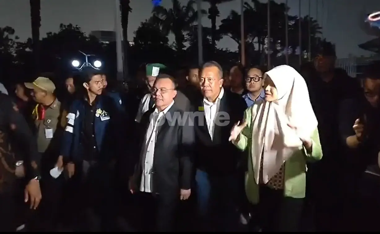 Wakil Ketua DPR RI Sufmi Dasco Ahmad, saat menemui perwakilan aksi mahasiswa