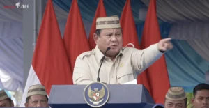 Presiden Prabowo Subianto di Gorontalo. (Sumber: YT BPMI)