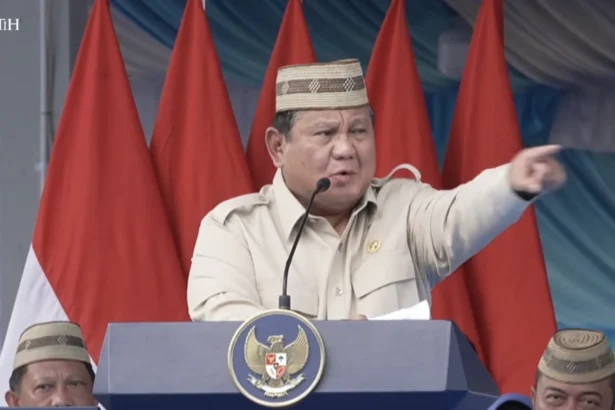 Presiden Prabowo Subianto di Gorontalo. (Sumber: YT BPMI)